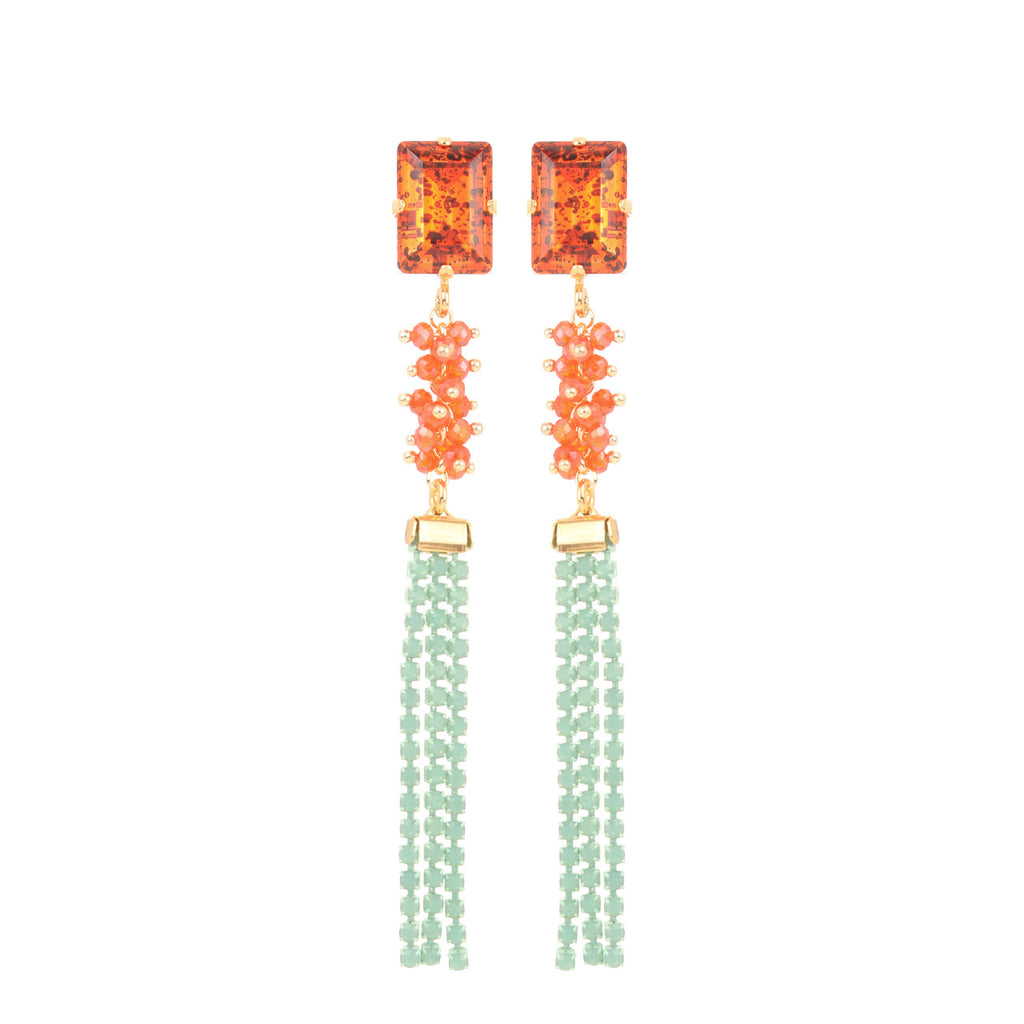 julie sion earrings shine long