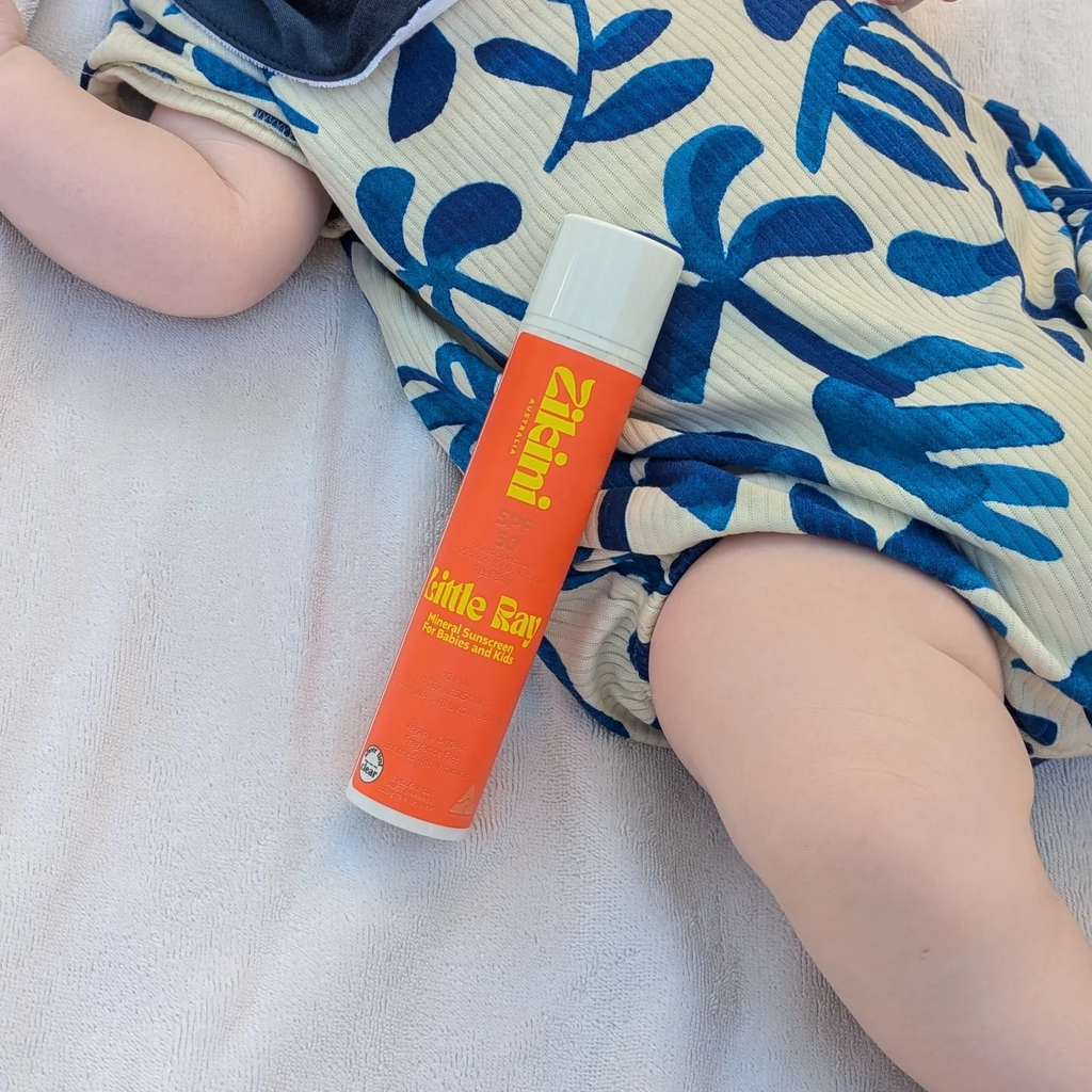 zikini little ray sunscreen 50 mineral vegan organic fragrance free