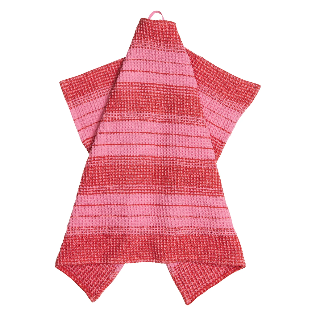 sage clare brigitte tea towel cosmo pink
