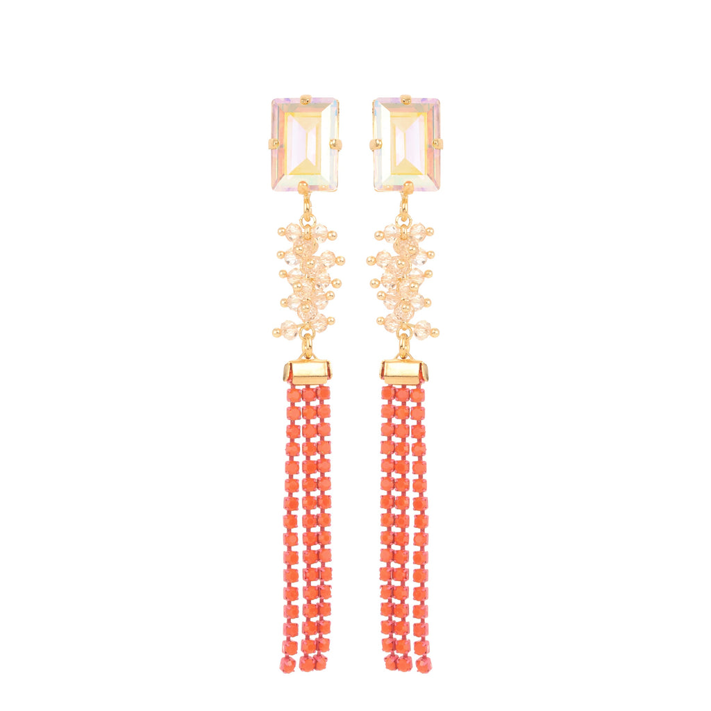 julie sion earrings shine long