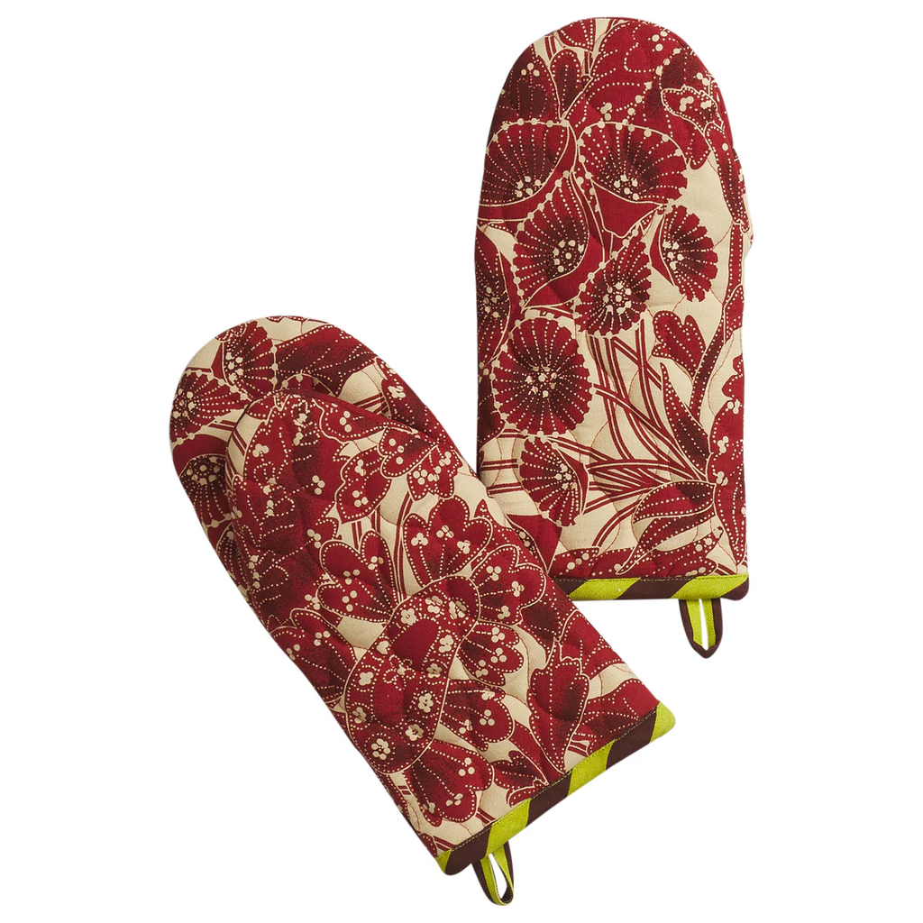 sage clare lucia oven mitt set