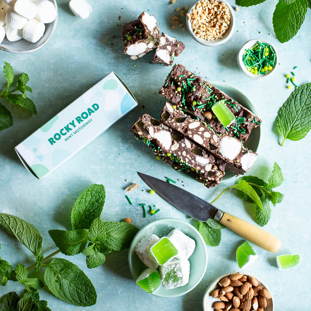 pebbly path rocky road mint motorway