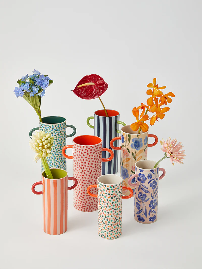 jones co griffe multi floral vase