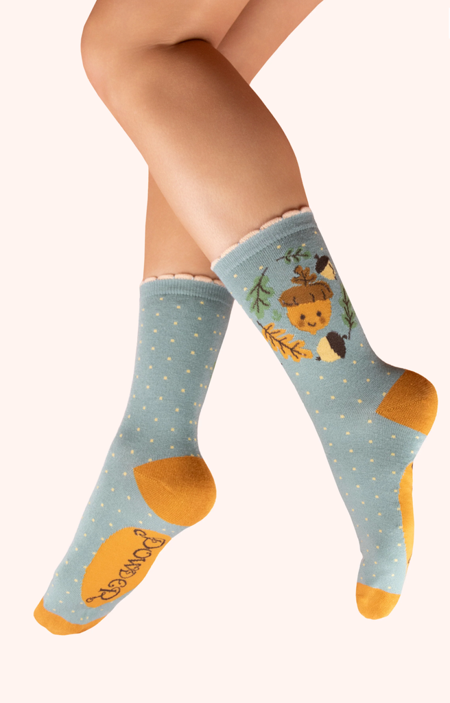 powder uk ankle sock happy acorn