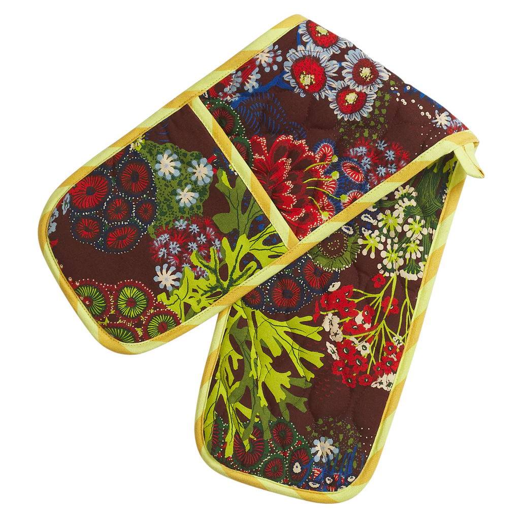 sage clare cora double oven mitt