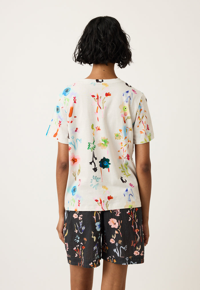 nancybird apollo tee water colour cream