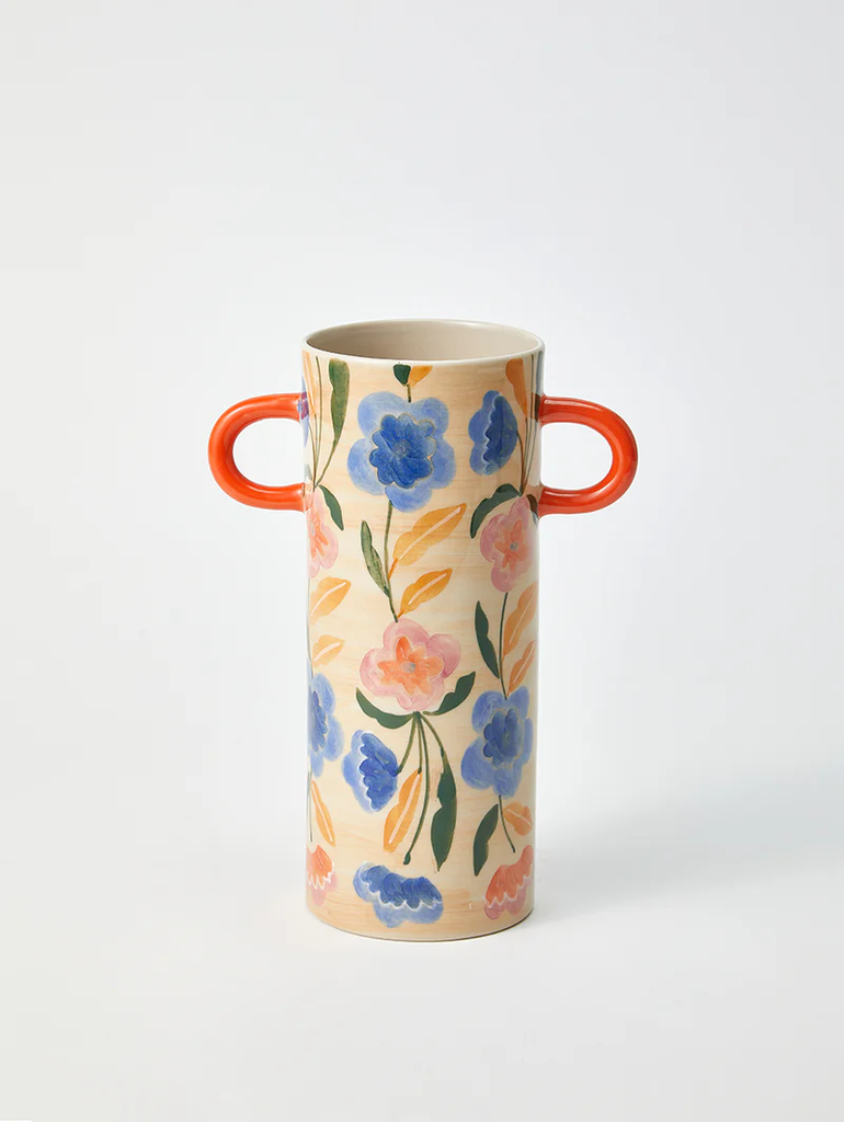 jones co griffe multi floral vase