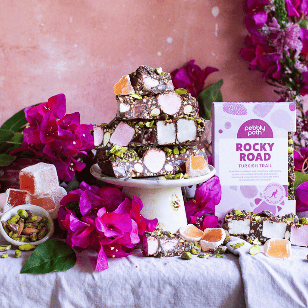 pebbly path rocky road turkish delight