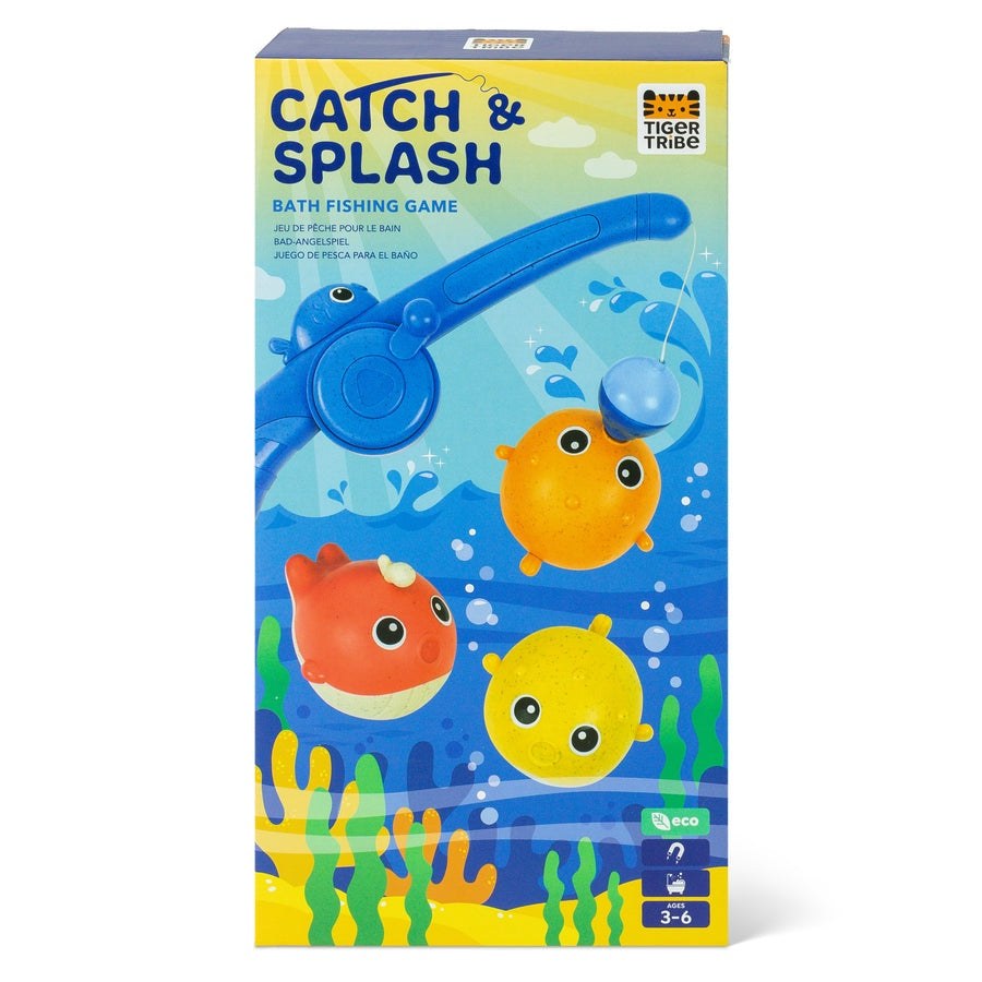 tiger tribe catch splash bath fishing game