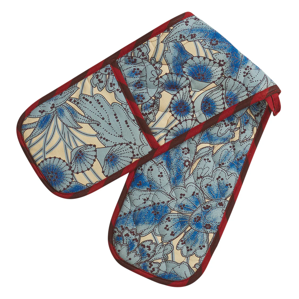 sage claire double oven mitt lucia
