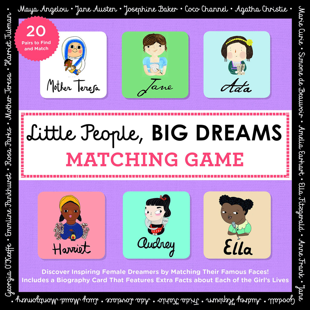 little people big dreams matching game