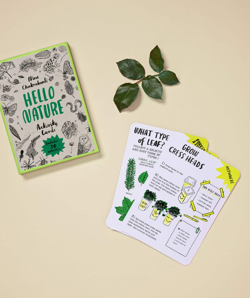 hello nature activity cards