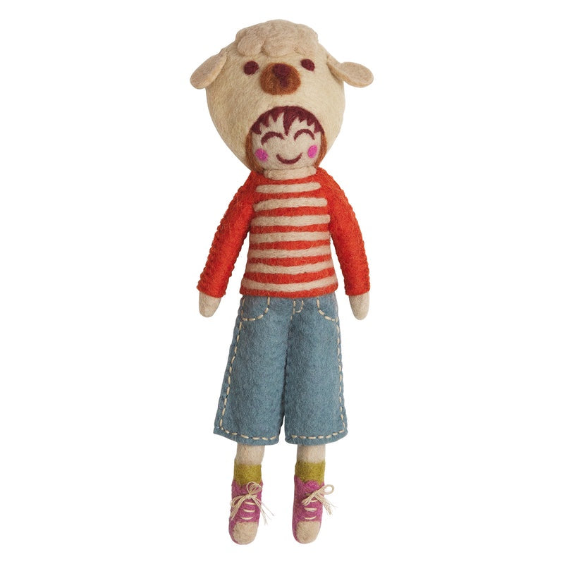 sage clare felt dolls percy