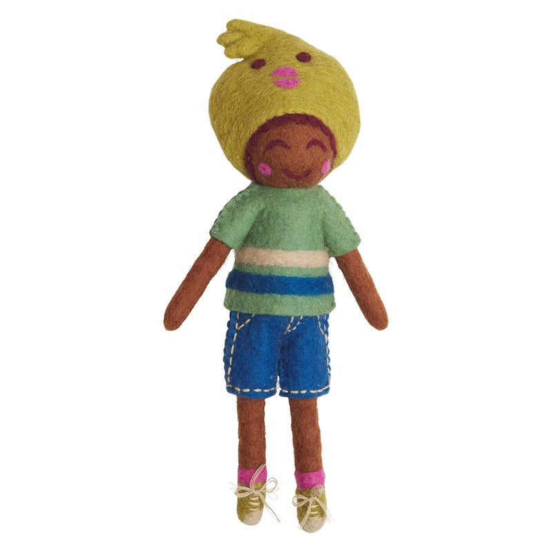 sage clare felt doll bernard