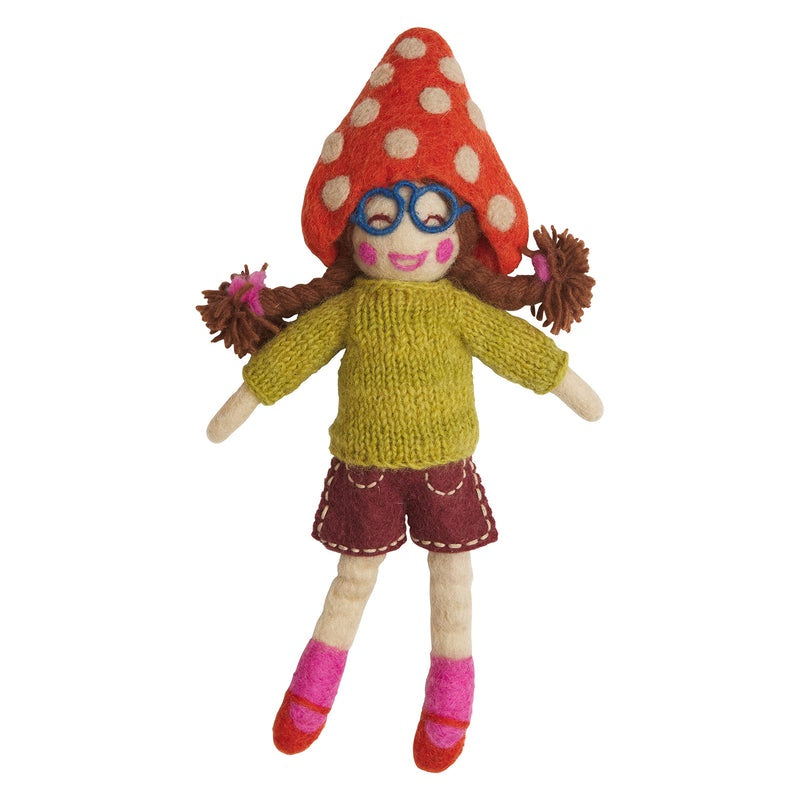 sage clare felt doll lucie