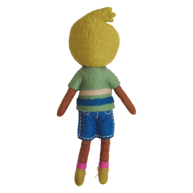 sage clare felt doll bernard