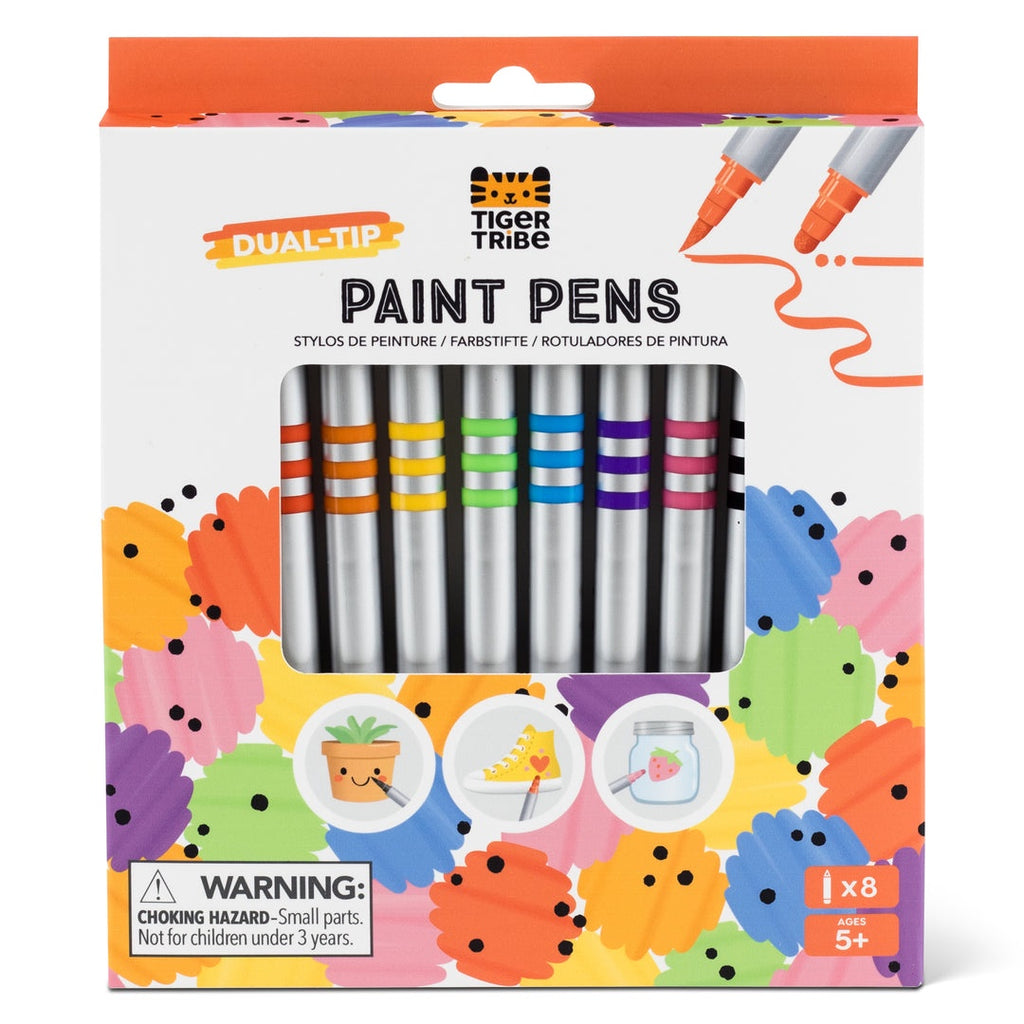 Dual - Tip Paint Pens tiger tribe