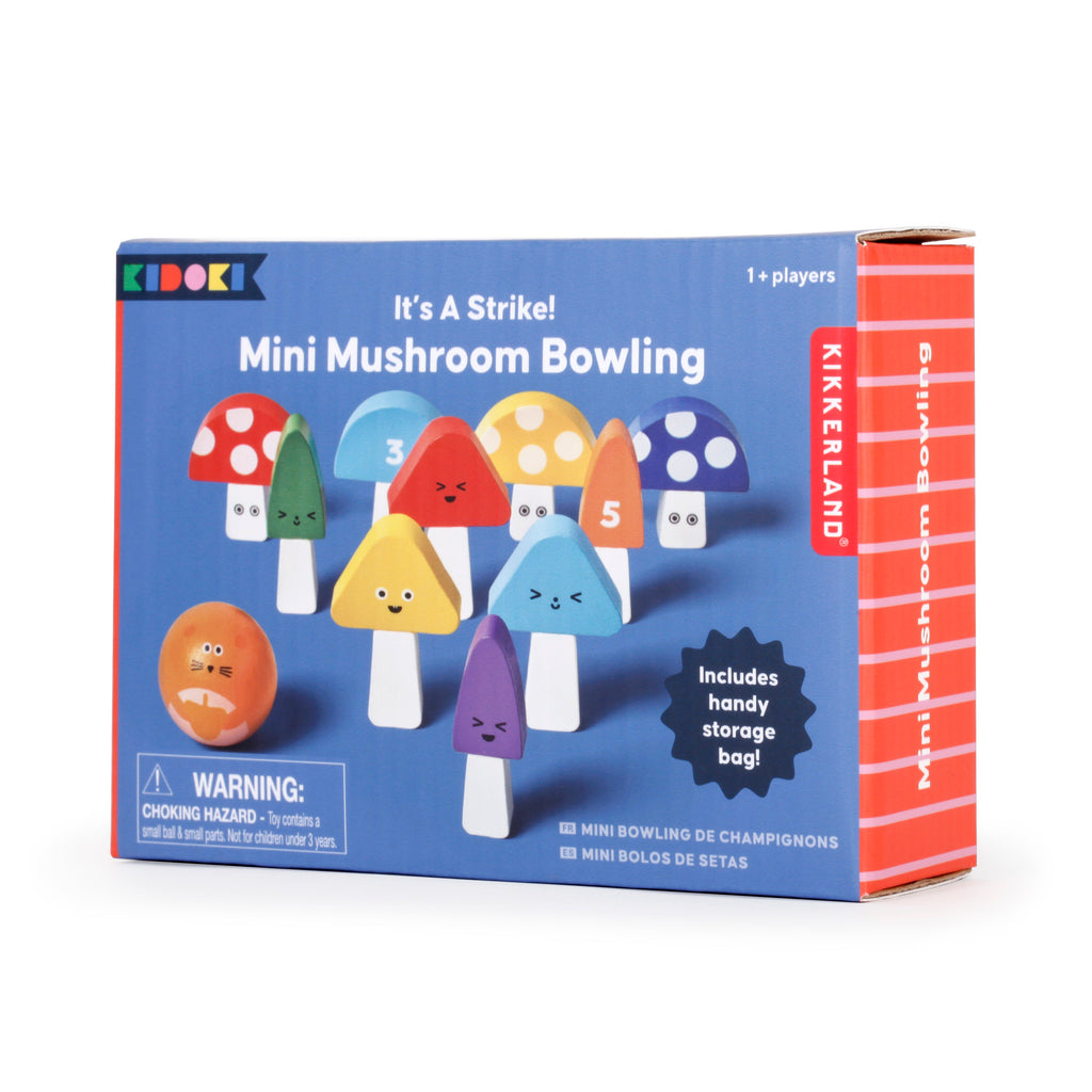 kidoki its a strike mini mushroom bowling