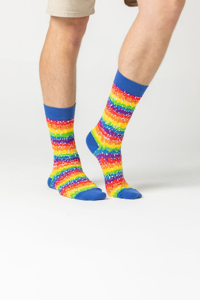 brushstrokes mens socks