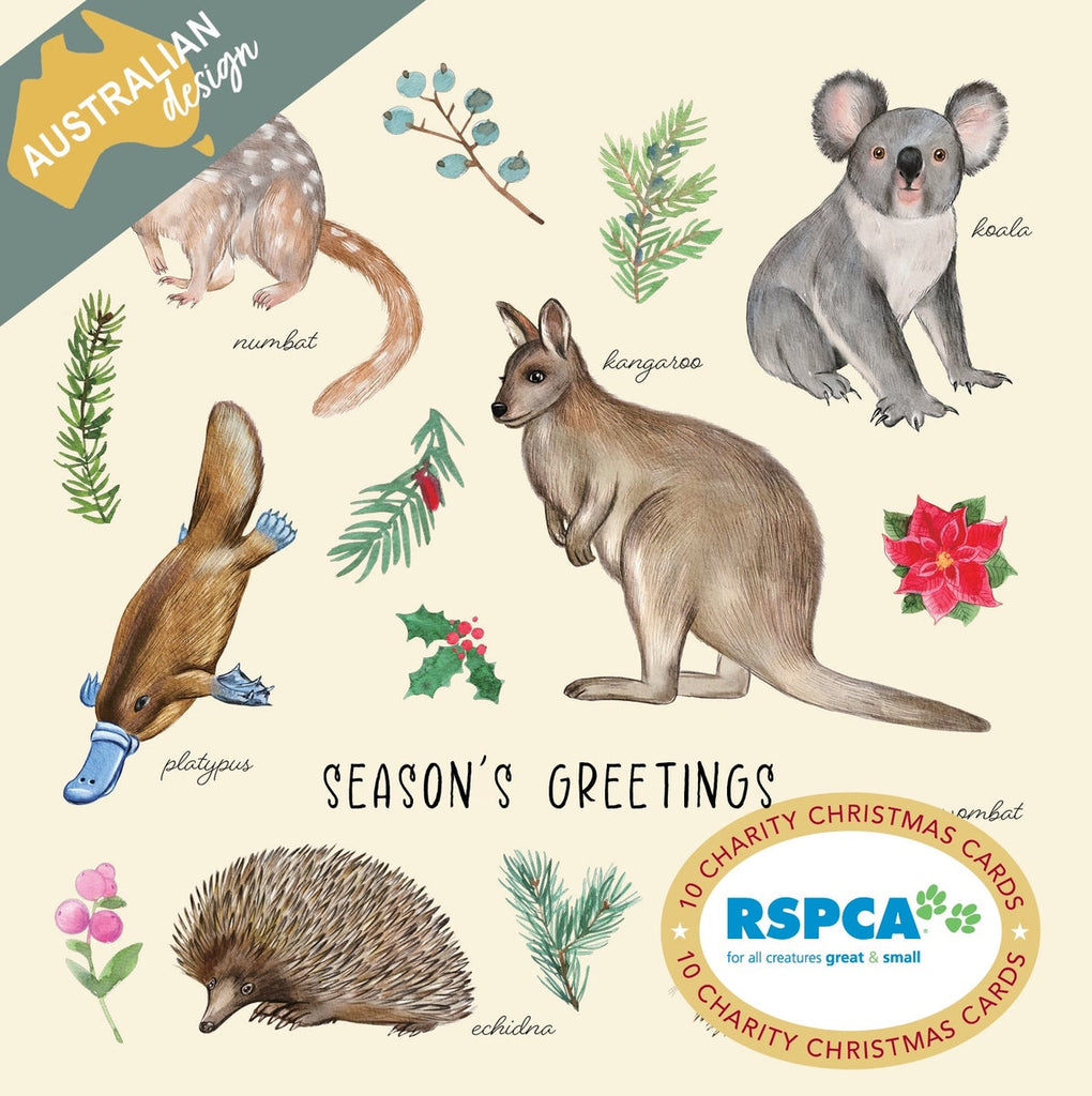 Christmas Card Wallet  Australian Fauna