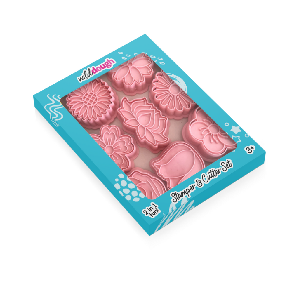 Wild Dough Cutters and Stamps Set