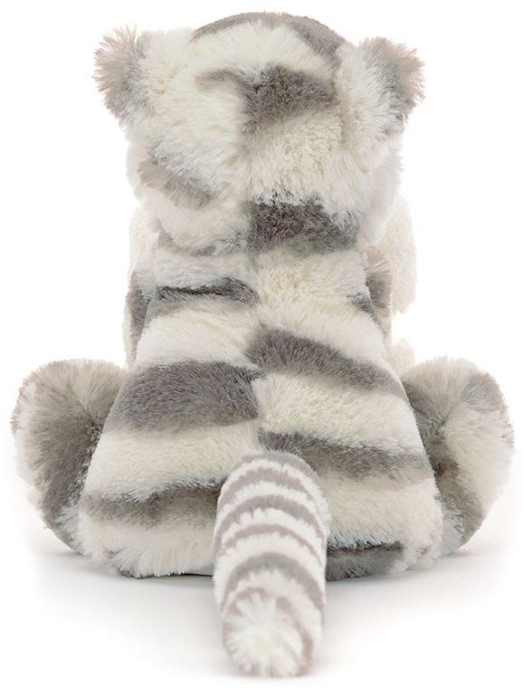 bashful snow tiger soother jellycat