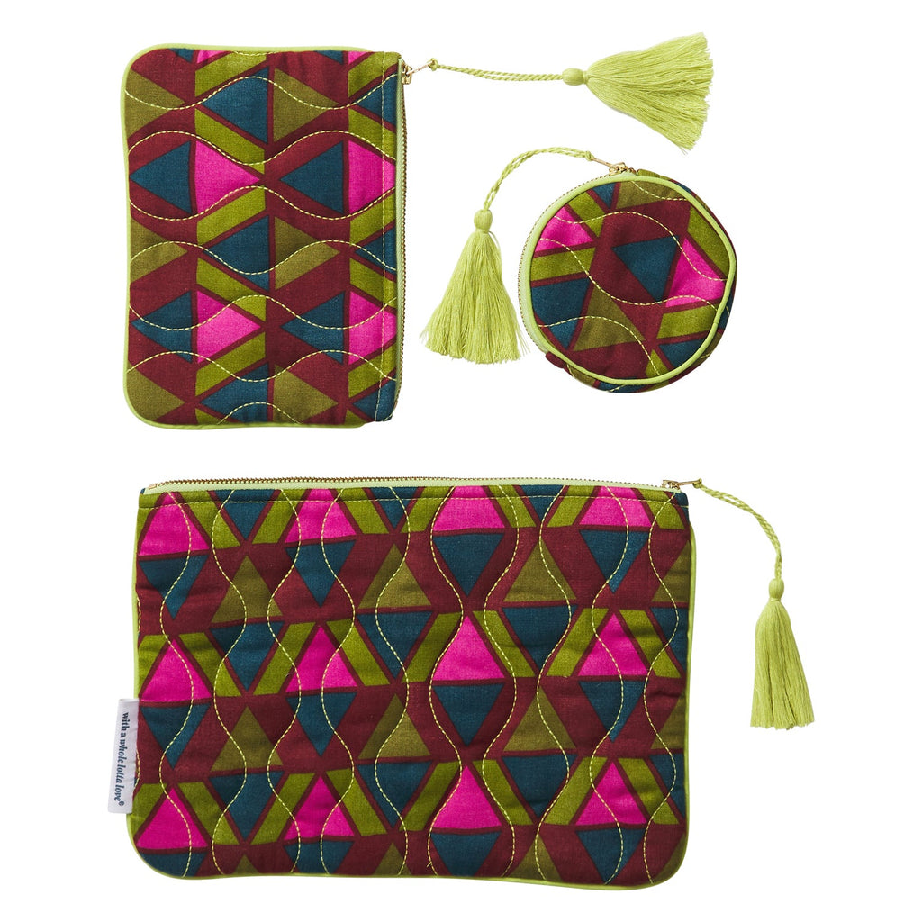 Sage x Clare  Paloma  Pirro Pouch Set