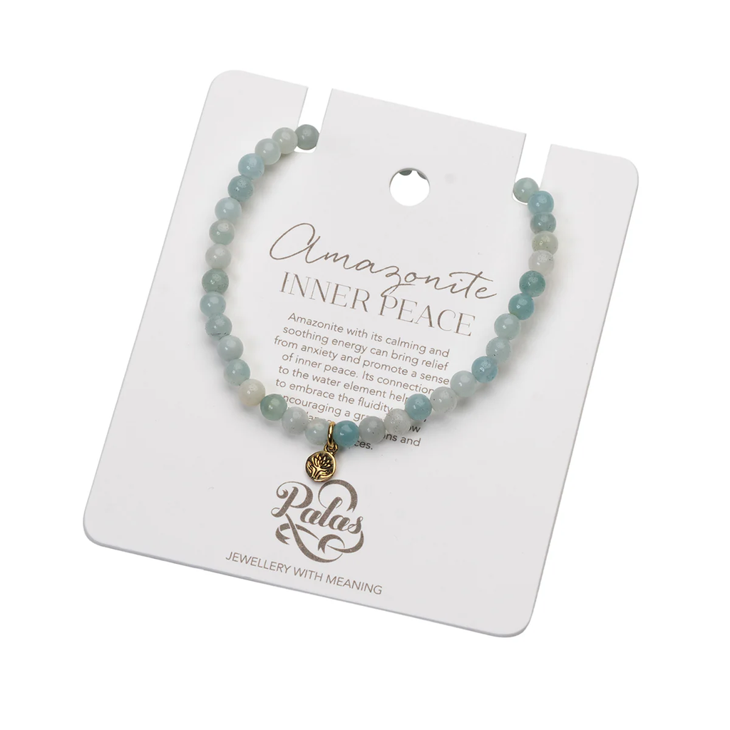 amazonite healing gem bracelet
