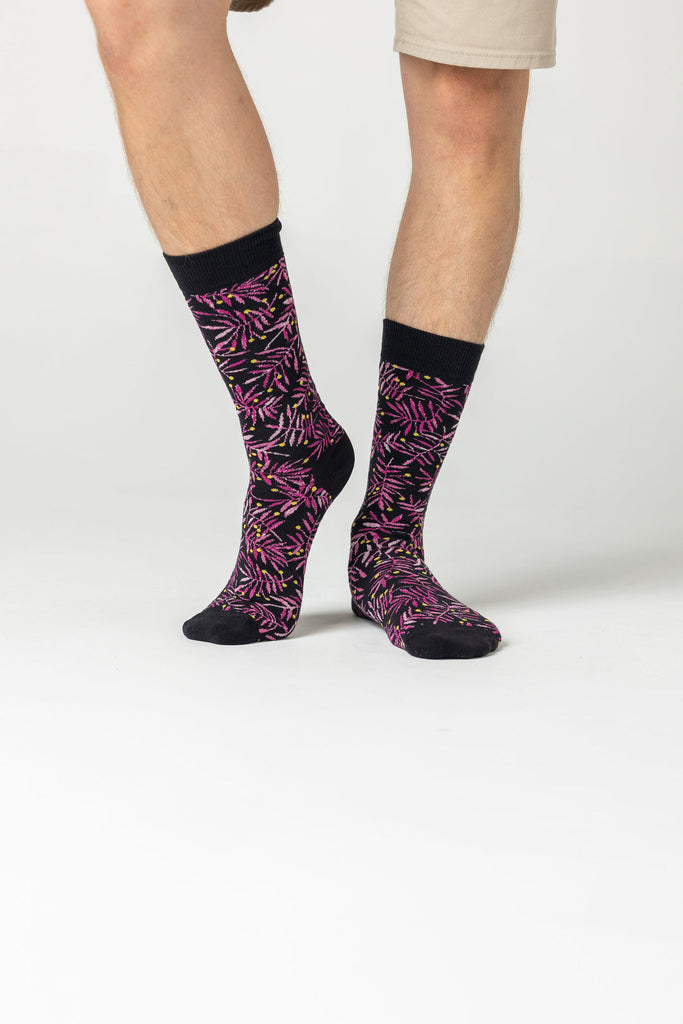 pink wattle socks mens