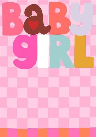 baby girl card