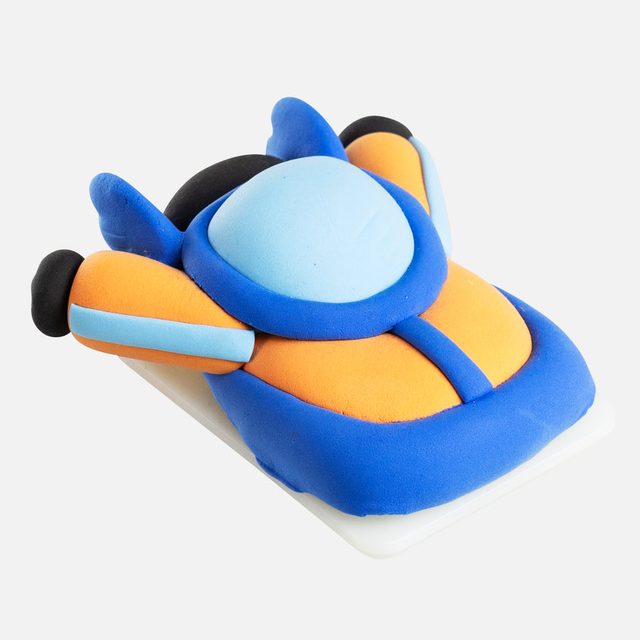 Clay Craft Pull Back Hovercraft tiger tribe
