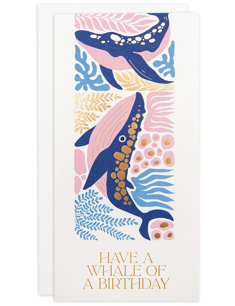 Have A Whale Of A Birthday Tall Card