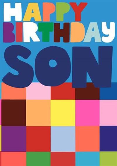 son birthday card