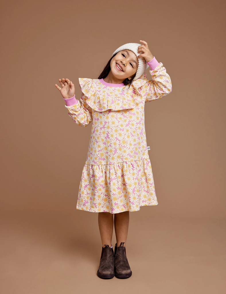 goldie ace daisy meadow frill yolk dress