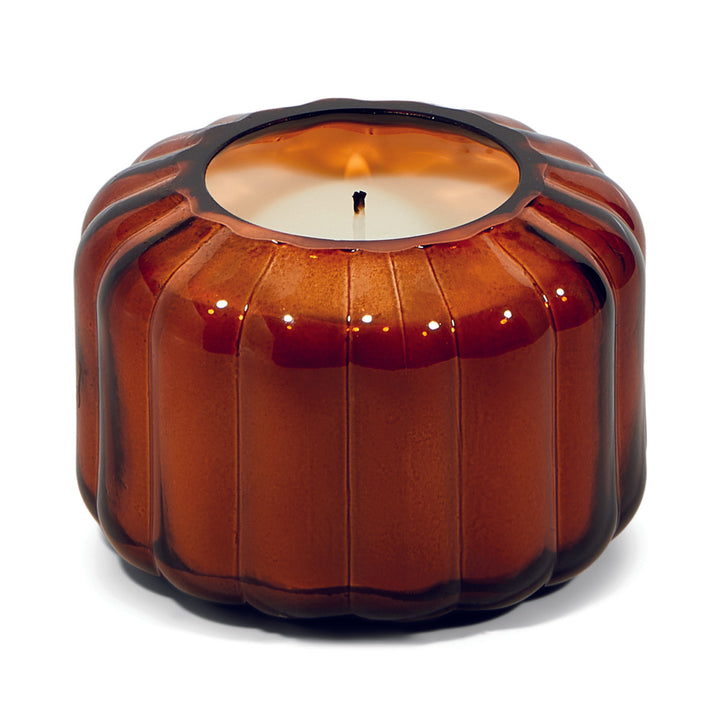 Paddywax Ribbed Glass Candle Tobacco Patchouli