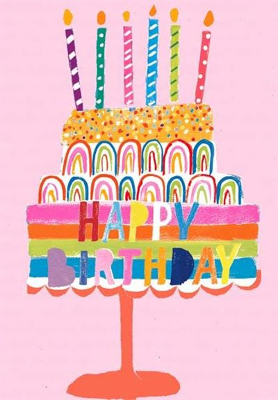 cake birthday card