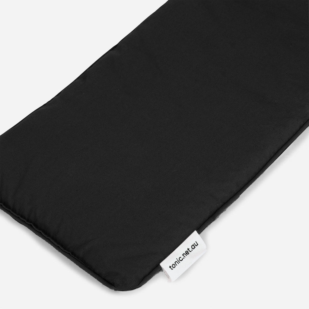 tonic heat pillow luxe velvet black