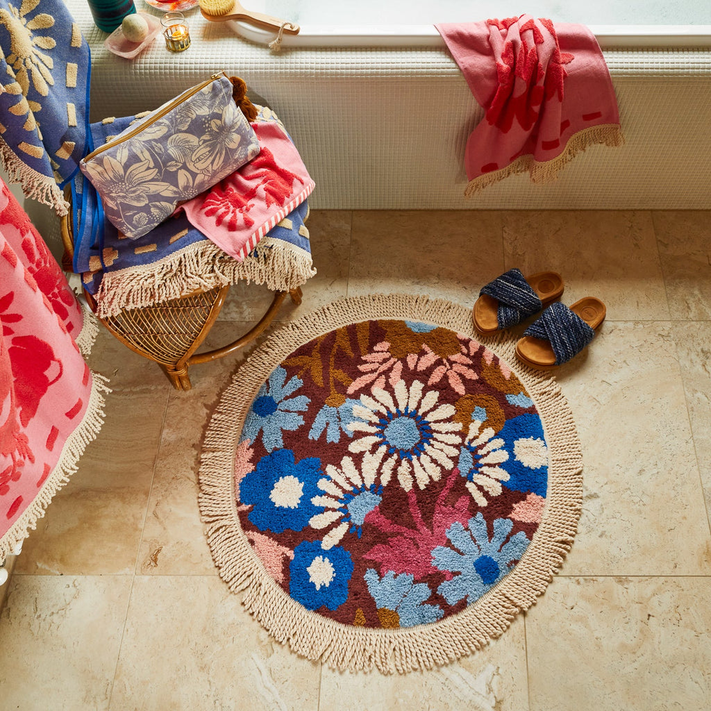 Sage x Clare Luna Joti Round Bath Mat