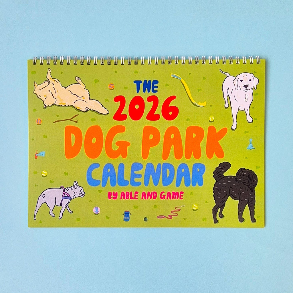 Able And Game  2026 Dog Park Calendar