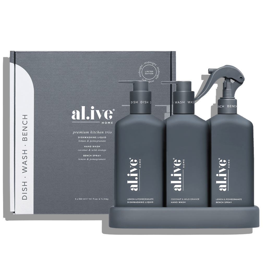 al.ive Home Kitchen Trio  Lemon & Pomegranate + Coconut & Wild Orange
