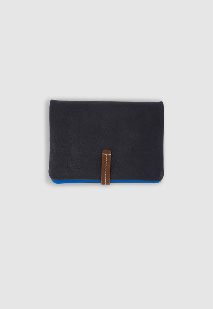 Nancybird bedford wallet purse deep blue pumpkin
