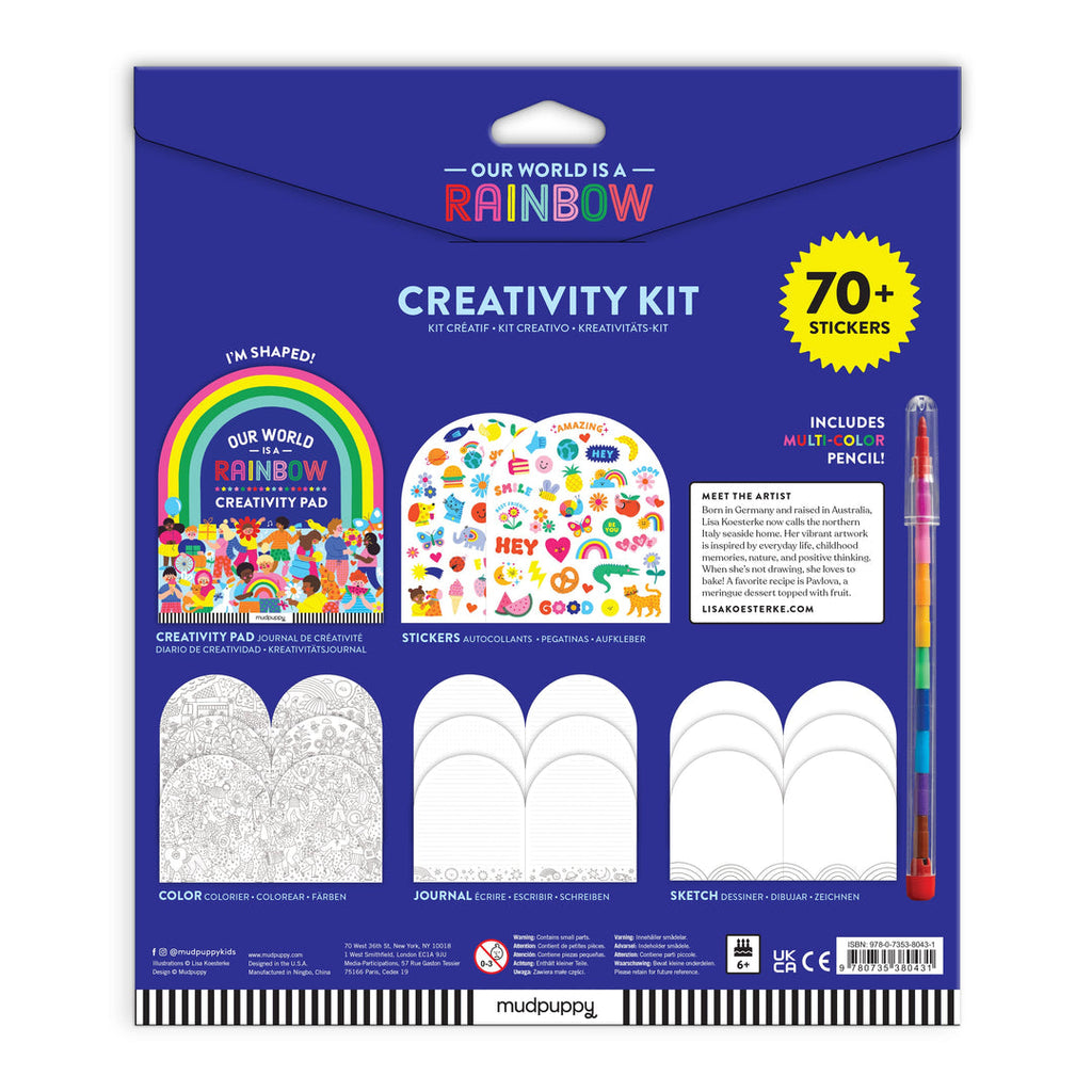 Mudpuppy Our World Is A Rainbow Creativity Kit