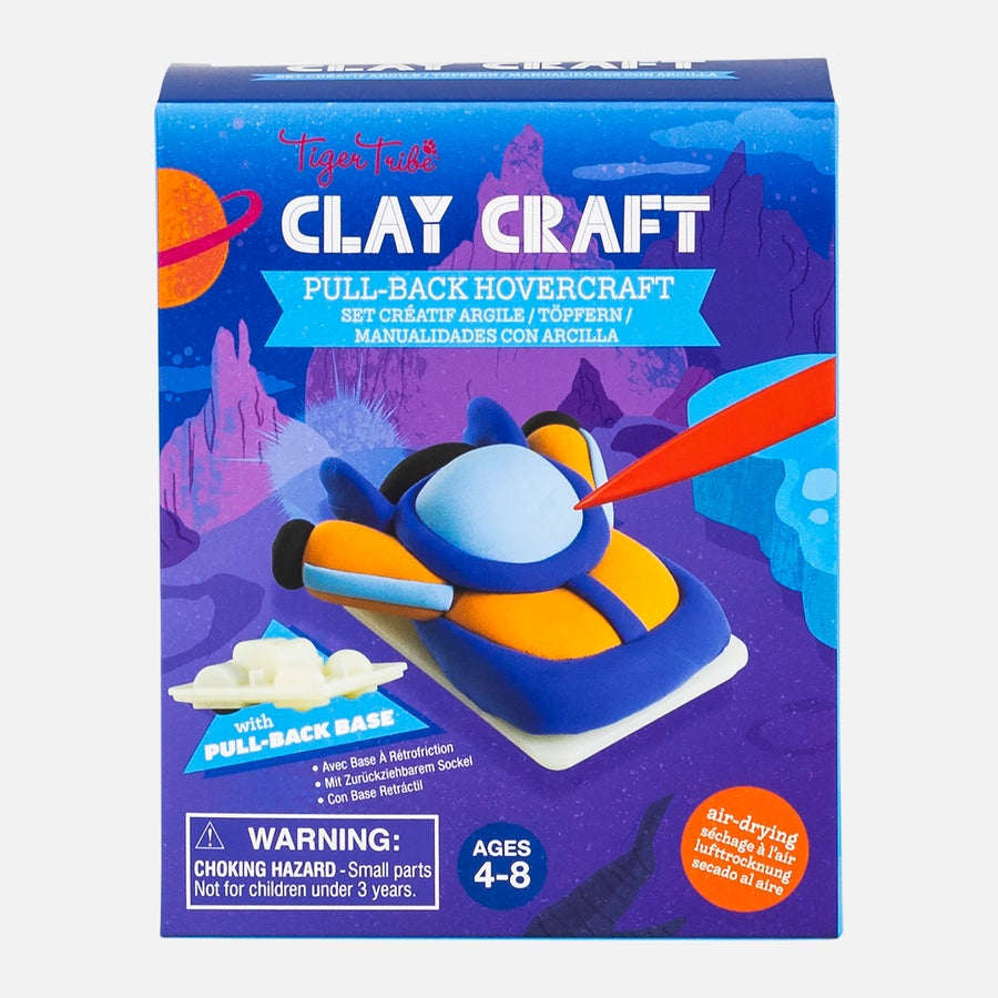 Clay Craft Pull Back Hovercraft tiger tribe