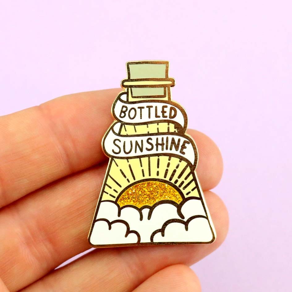 Jubly - Umph  Bottled Sunshine Lapel Pin