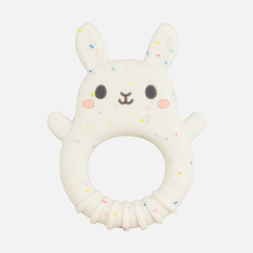 silicone teether bunny tiger tribe
