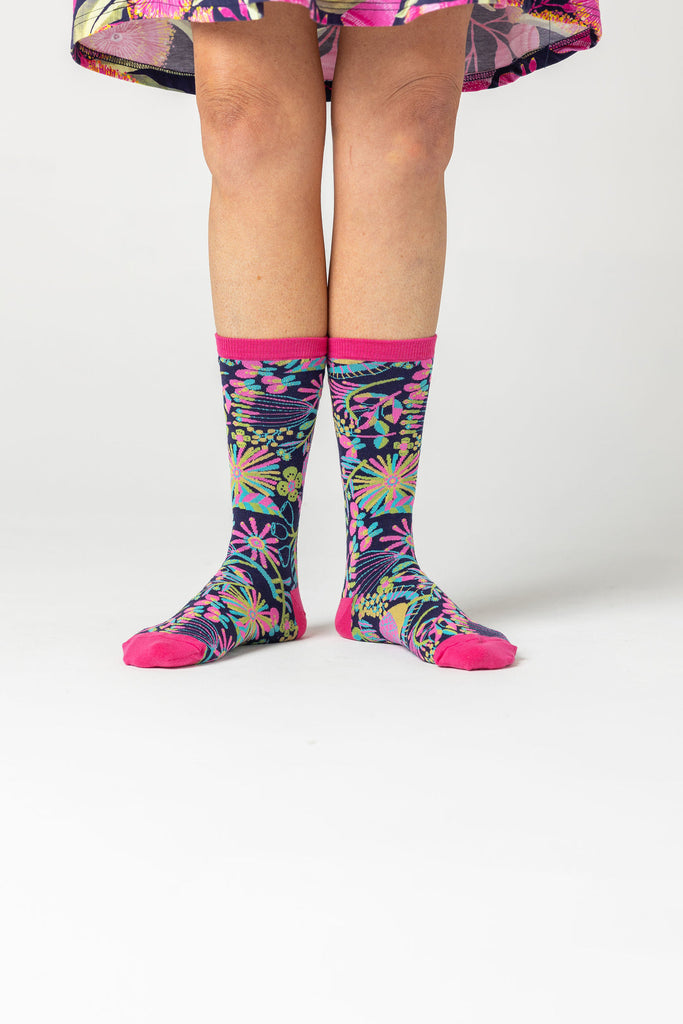 wildflowers womens socks 