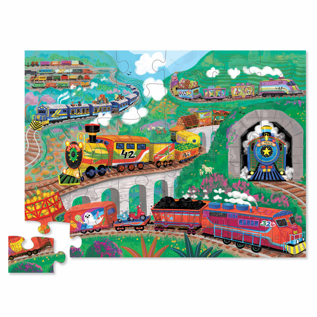 Crocodile Creek  Classic Floor Puzzle All Aboard