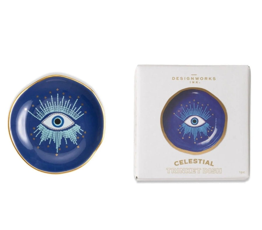 design works ink celestial trinket dish