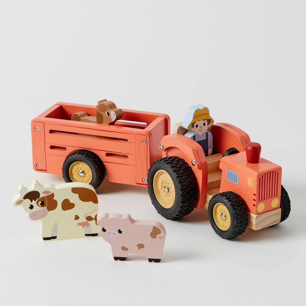 Zookabee Farm Truck Set wooden toy