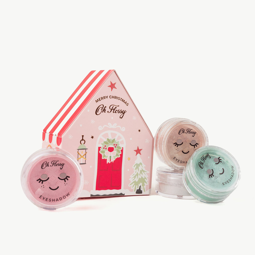 oh flossy christmas house eyeshadow set